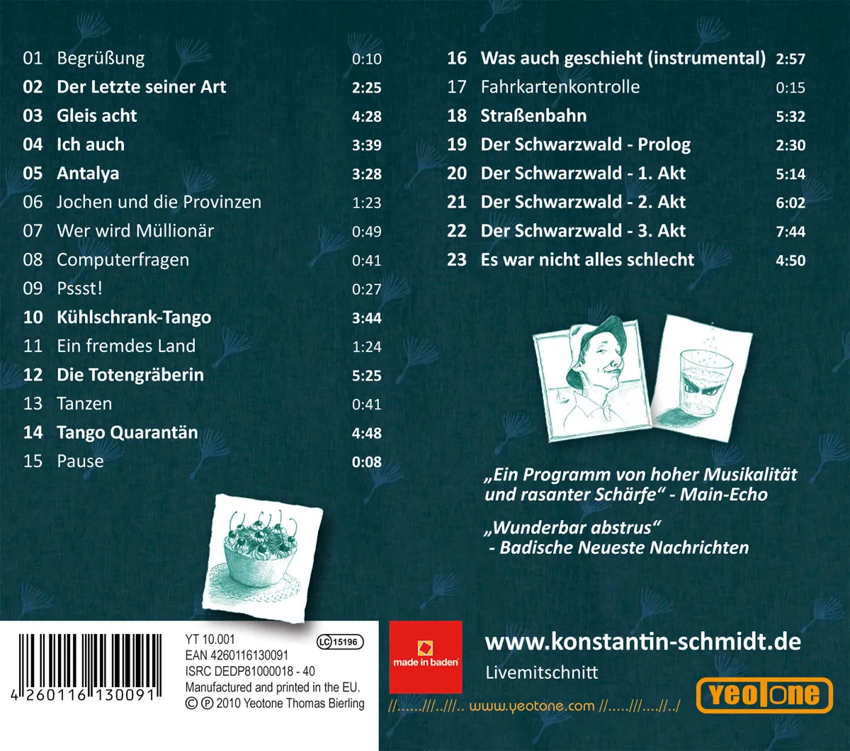 Schmidternacht - Listige Lieder – Bild 2